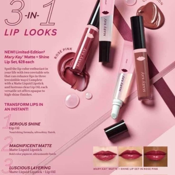 Cinnamon Matte + Shine Lip Set - Limited Edition Mary Kay - Picture 8 of 11